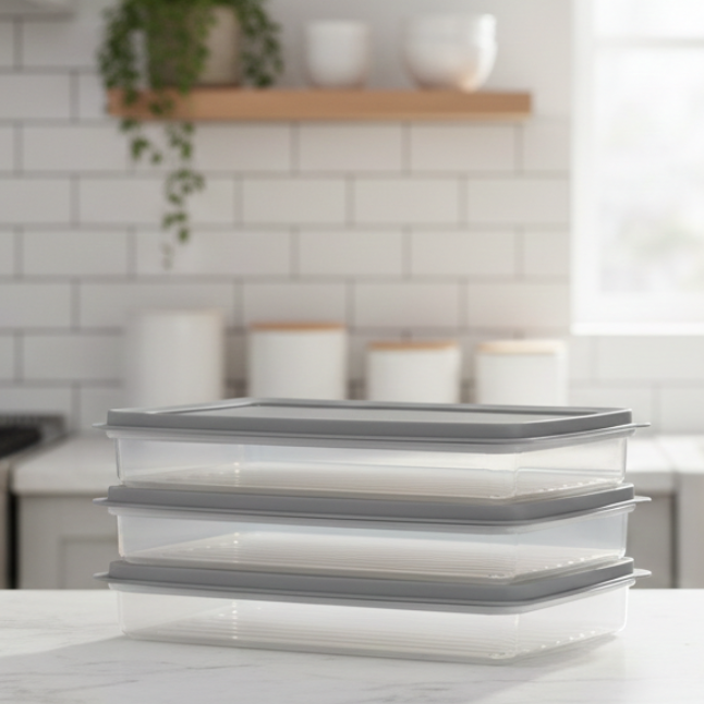 3Pcs Freezer Boxes