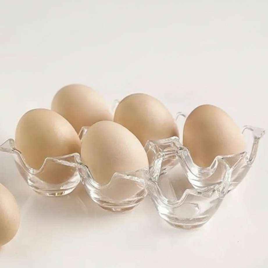6-Grid Acrylic Eggs Storage