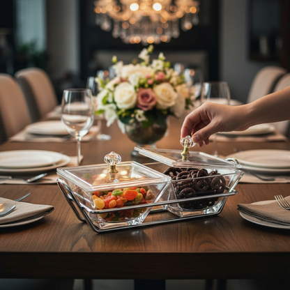 Signature Square Snack Serving Tray