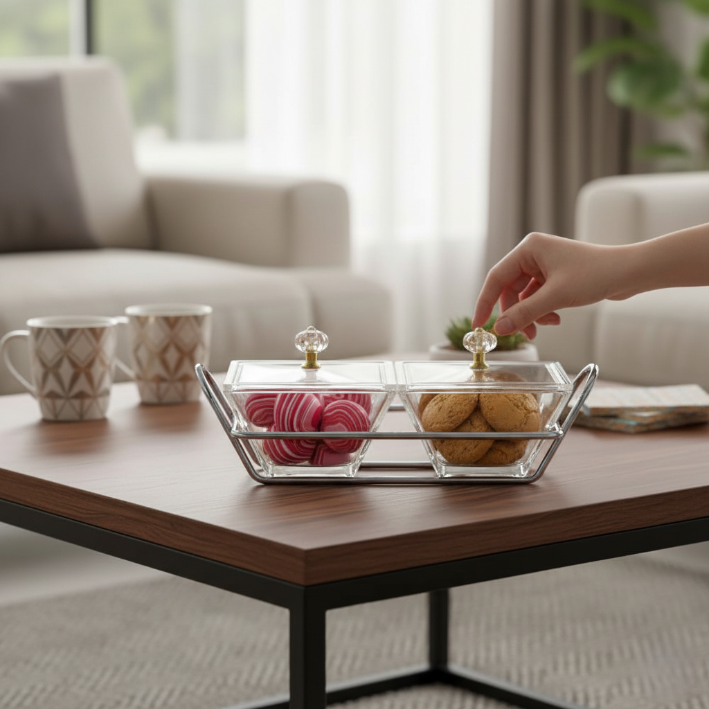 Signature Square Snack Serving Tray