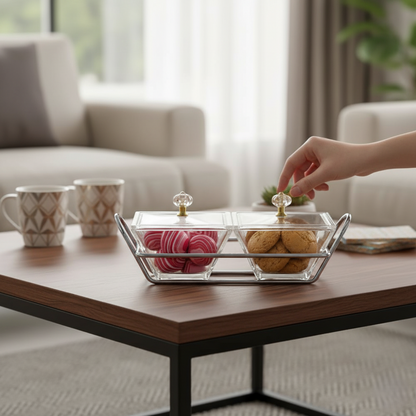 Signature Square Snack Serving Tray