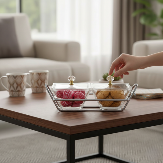 Signature Square Snack Serving Tray