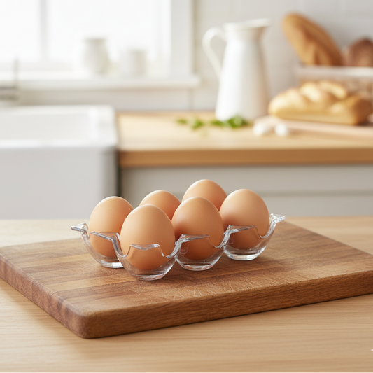 6-Grid Acrylic Eggs Storage