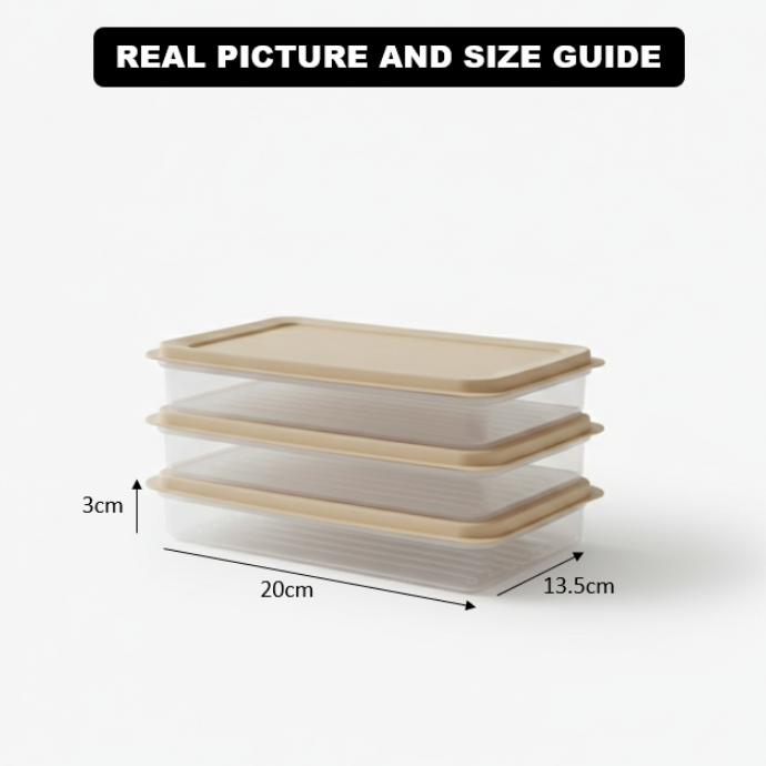 3Pcs Freezer Boxes