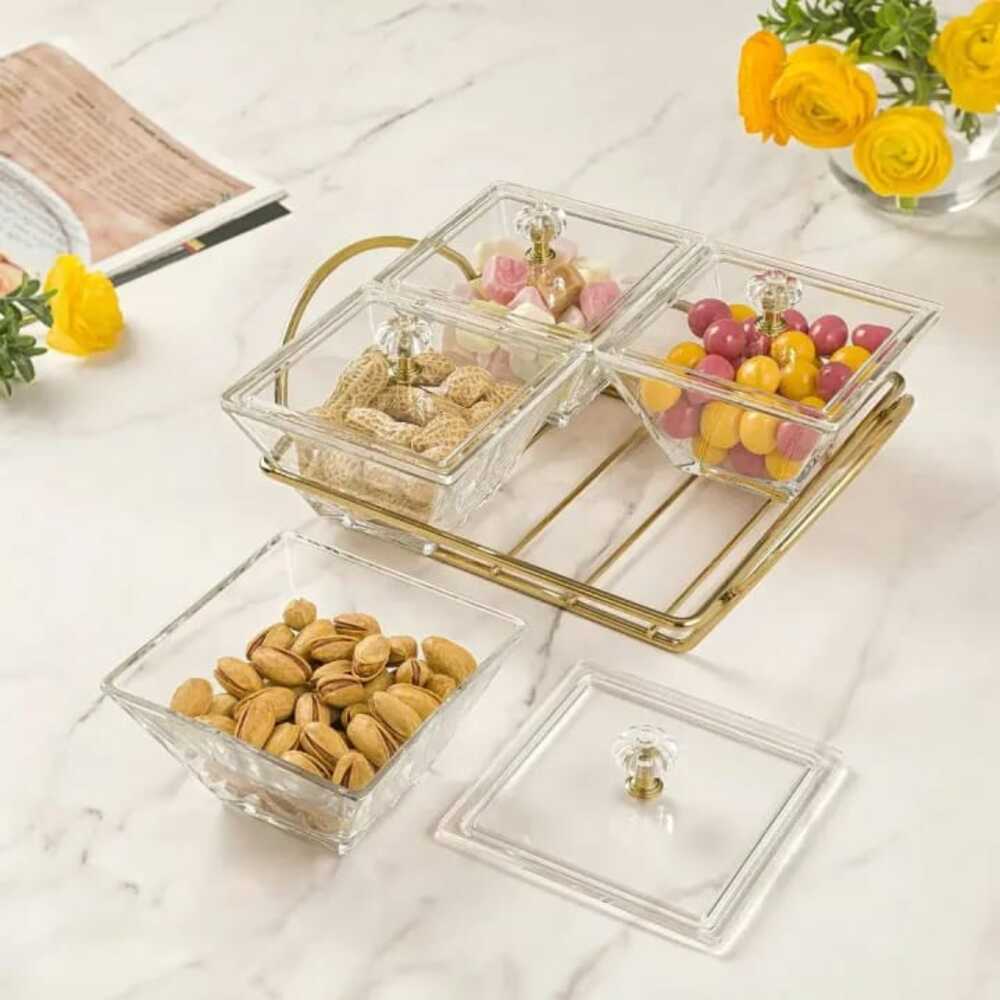 Signature Square Snack Serving Tray