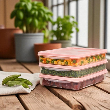 3Pcs Freezer Boxes